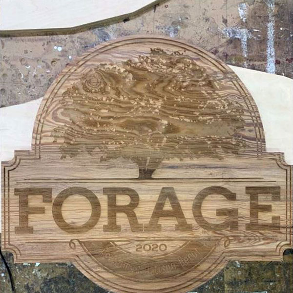 I feel like Pinocchio right before he became a â€œreal boyâ€....My custom hearts of pine wood sign is almost finished.