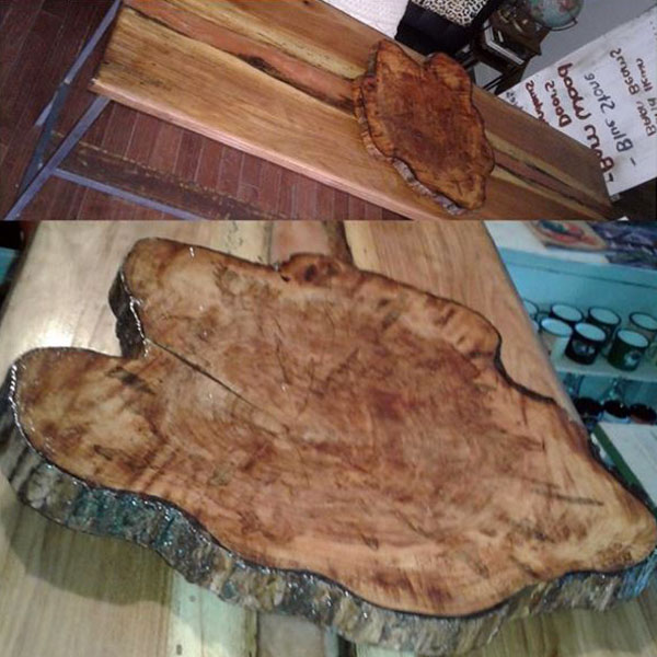 Finally getting my own products in the gallery!!!! Reclaimed Oak and Resin Conference table and Glazed Maple Wood Serving Platter.