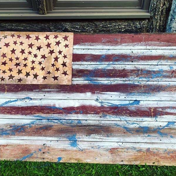 Symbols are powerful. What does it mean to you to be an American in such a disjointed time for humanity? If you painted a flag to represent yourself and what you stand for, what would it look like? What colors would you use? What story would it tell about where you have been and where you are going?